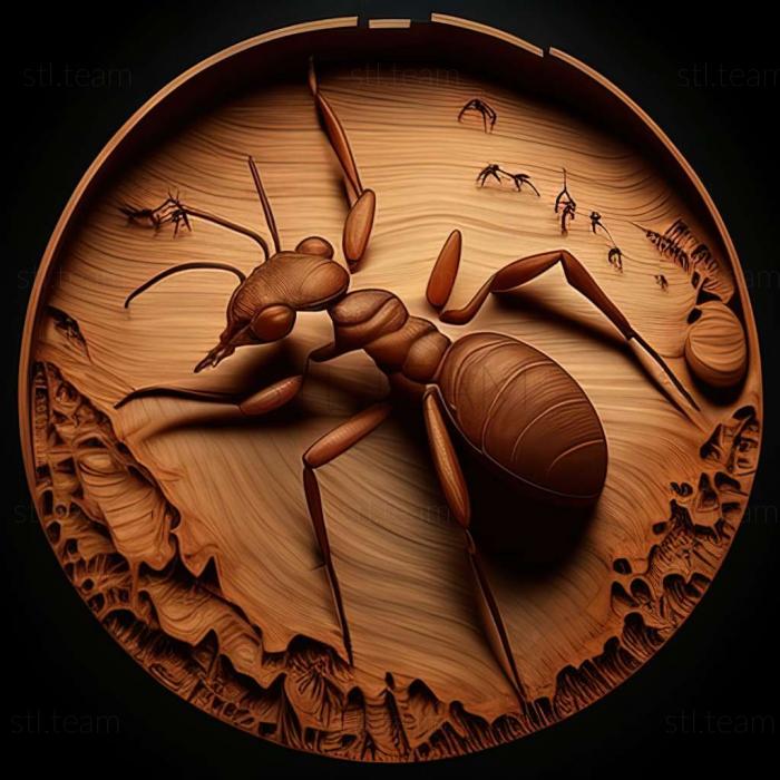 3D model Pheidole rhea (STL)